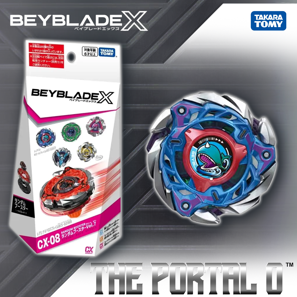 Takara Tomy Beyblade X CX-08 FullSet Vol.7 Cerberus Flame W5-80WB Takara Tomy Beyblade X CX-08 FullSet Vol.7 Cerberus Flame W5-80WB