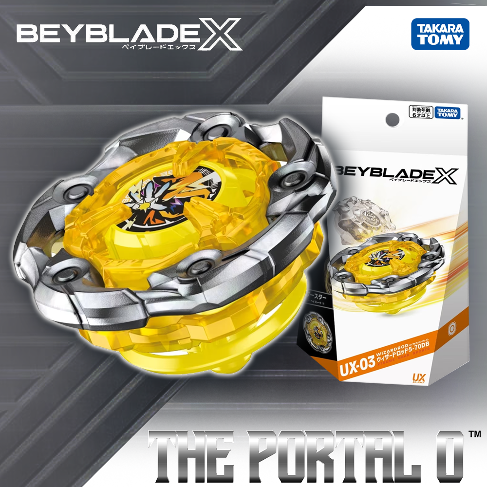 Takara Tomy Beyblade X UX-03 Wizard Rod 5-70DB Booster