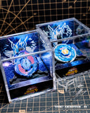 Beyblade Metal Fusion Emblem Display Case Collection