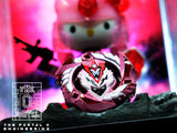 Hello Kitty x Gundam x Valkyrie Pink Galaxy Diorama Display Set