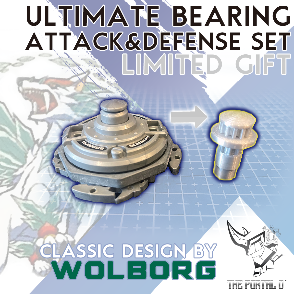 Beyblade X Ultimate Bearing Attack & Defense Set