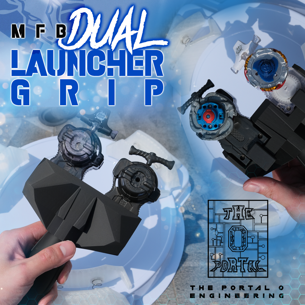 ThePortal0 Metal Fusion Dual Launcher Grip CUSTOM