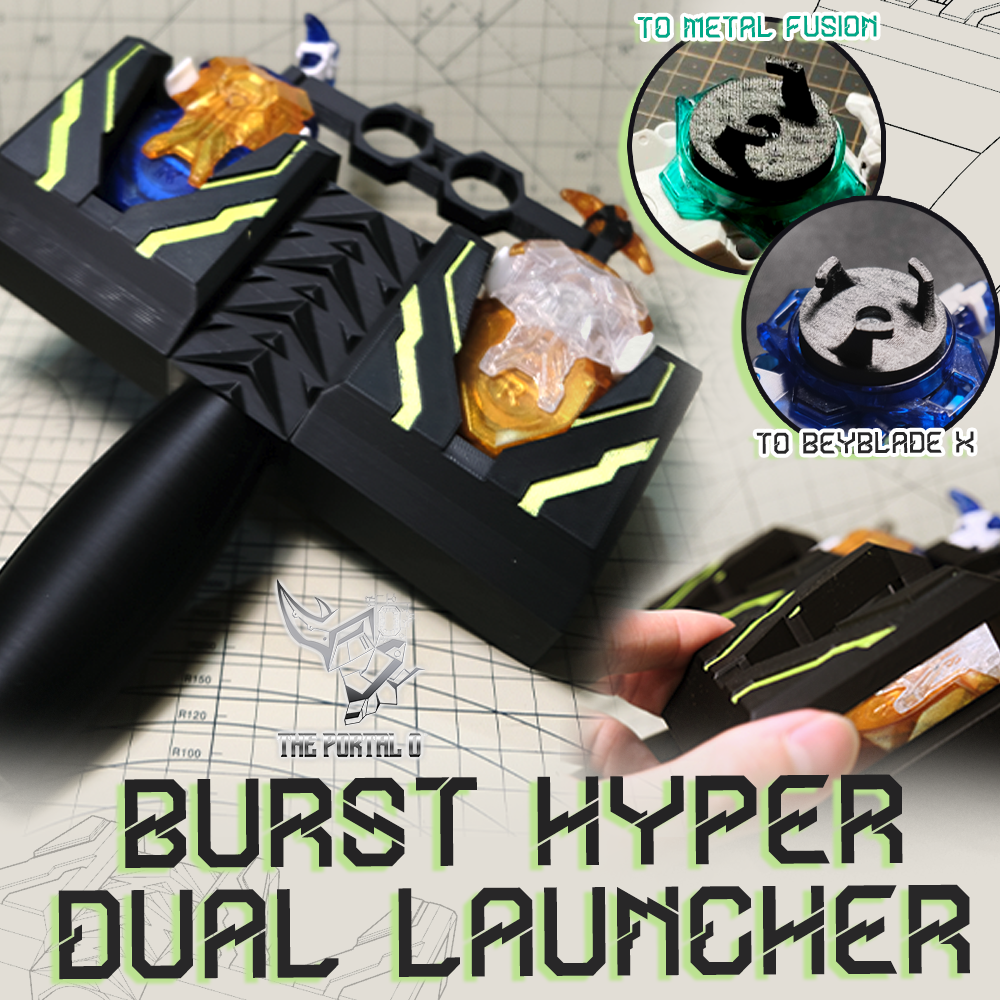 Hyper Burst Dual Launcher Grip CUSTOM