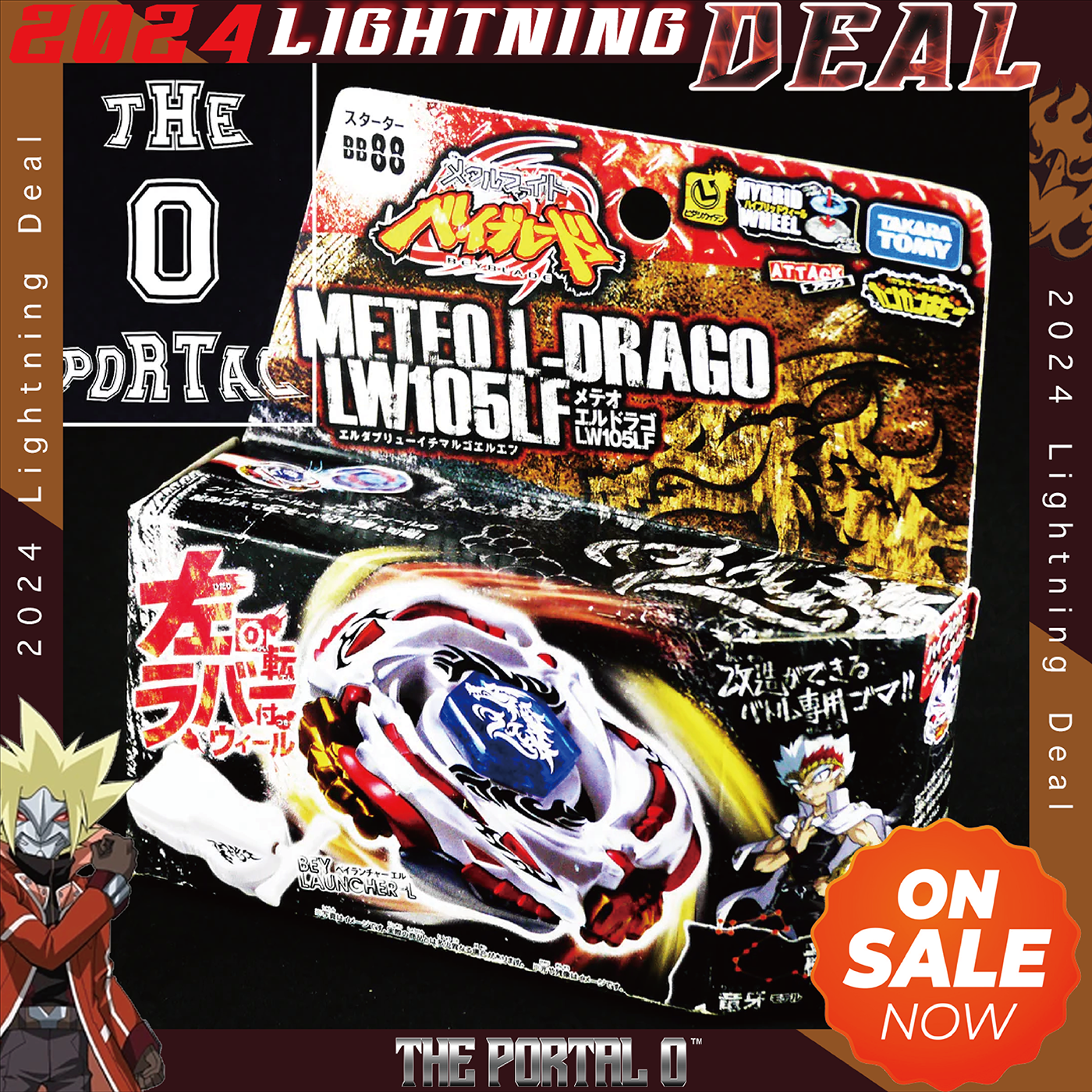 Lightning DEAL !! Beyblade BB88 Meteo LDrago Metal Fusion Starter