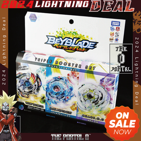 Lightning DEAL !! Beyblade BURST B57 Triple Booster Set Ver.No NFC (副本)