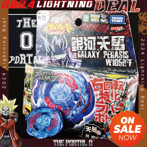 Lightning DEAL !! Beyblade BB70 Galaxy Pegasus W105R2F Metal Fusion