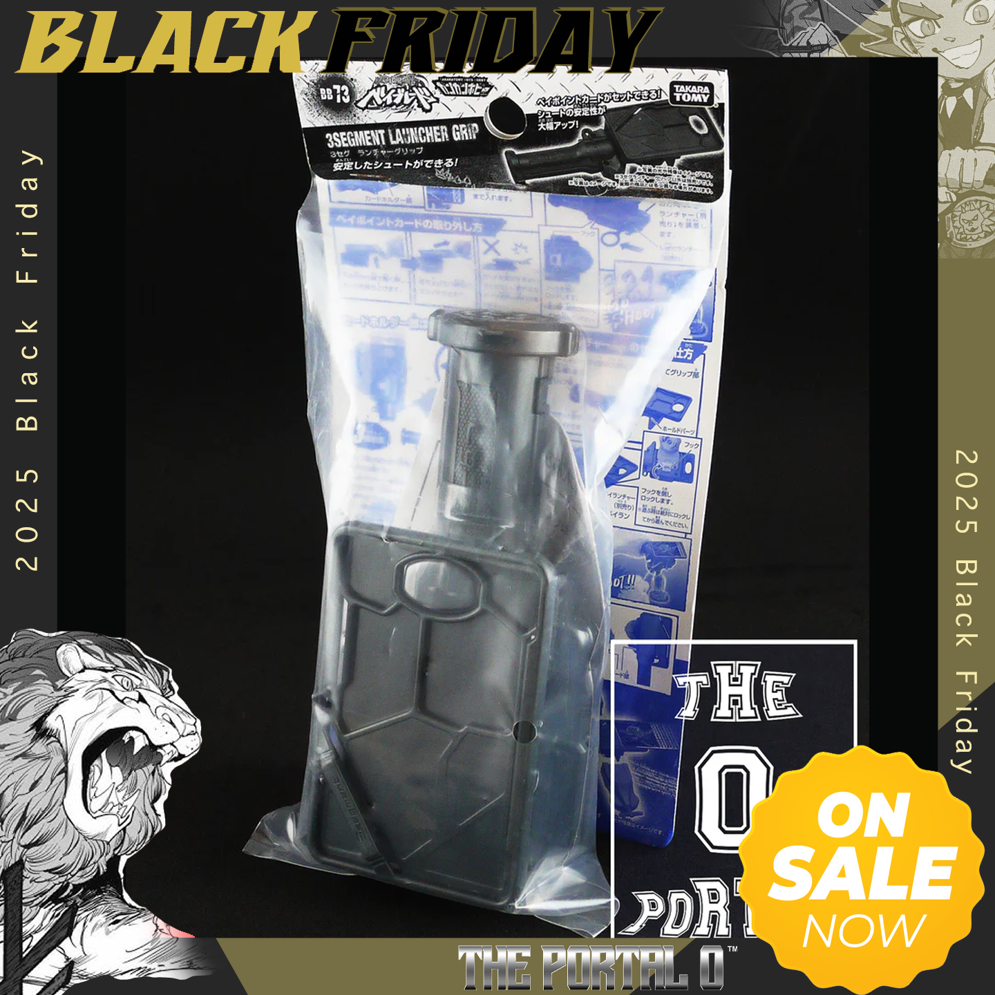 BF TAKARA TOMY Beyblade BB73 3-Segment Launcher Grip Metal Fusion