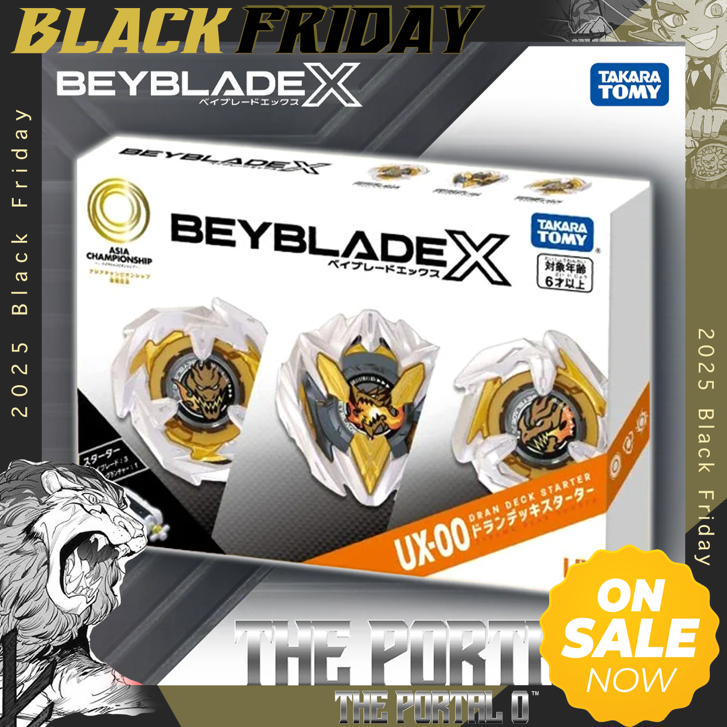 BF Takara Tomy Beyblade X UX-00 Dran Deck Starter