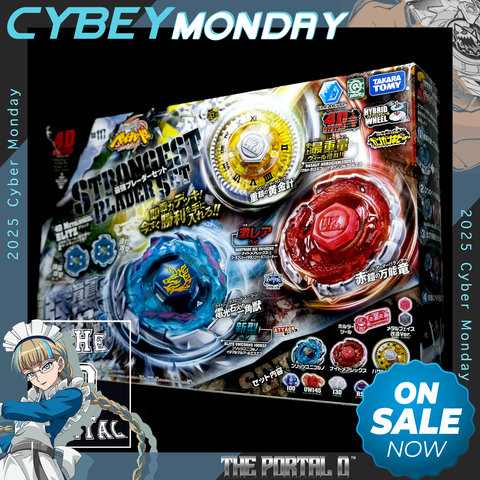 BF TAKARA TOMY Beyblade BB117 Strongest Blader Set Metal Fusion