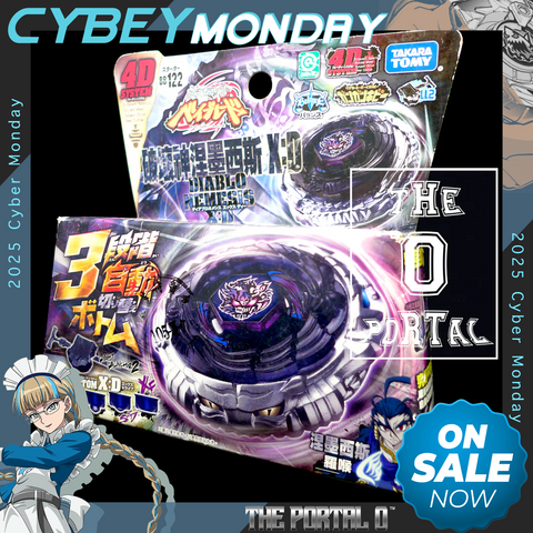BF TAKARA TOMY Beyblade BB122 Diablo Nemesis X:D Starter Metal Fusion C1412