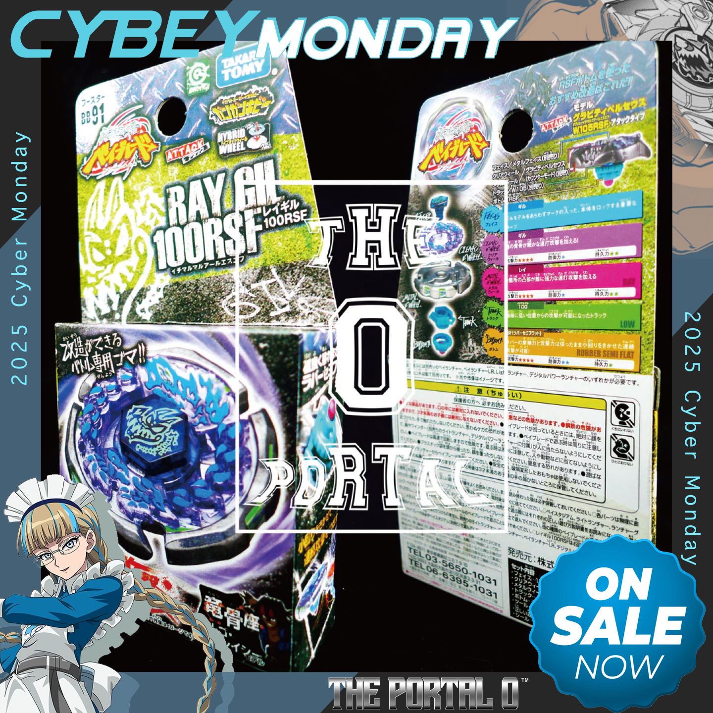 BF TAKARA TOMY Beyblade BB91 Ray Gil 100RSF Metal Fusion Booster