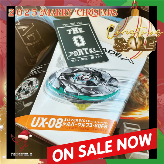 2025 Xmas SALE 2025 Xmas SALE Takara Tomy Beyblade X UX-08 Silver Wolf 3-80FB