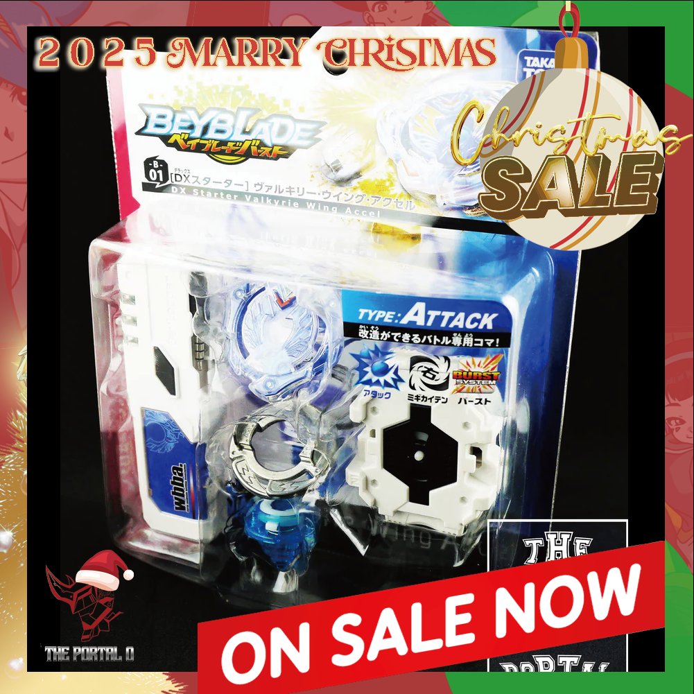 2025 Xmas SALE TAKARA TOMY Beyblade BURST B01 DX VALKYRIE WING ACCEL
