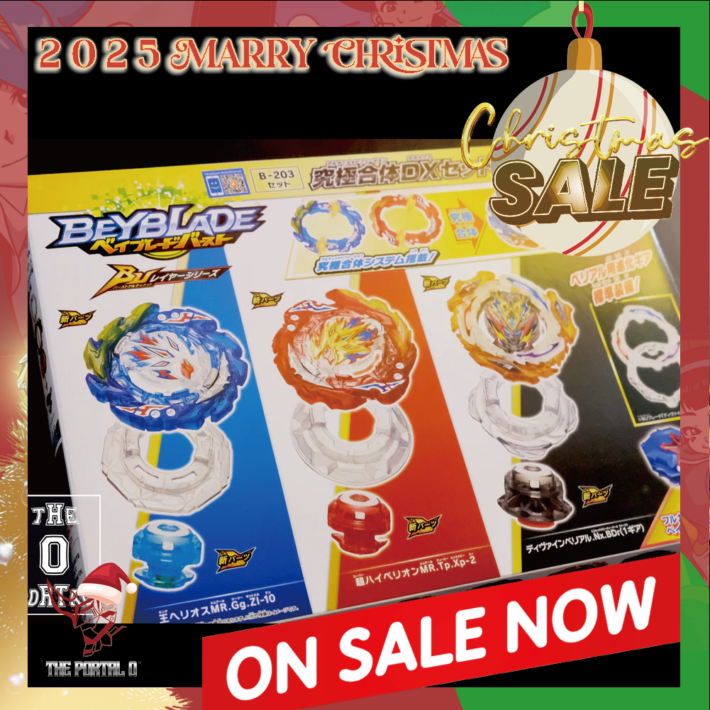 2025 Xmas SALE TAKARA TOMY Beyblade BURST BU B-203 Ultimate Fusion DX Set