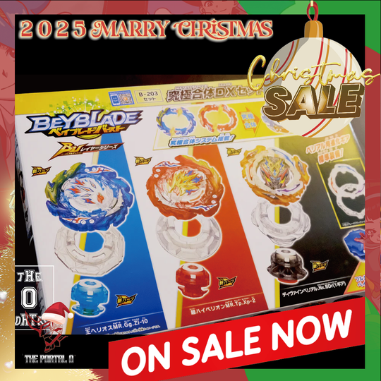 2025 Xmas SALE TAKARA TOMY Beyblade BURST BU B-203 Ultimate Fusion DX Set
