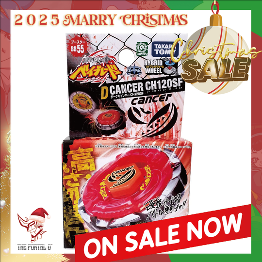 2025 Xmas SALE TAKARA TOMY Metal Fusion BB55 Dark Cancer CH120SF Beyblade