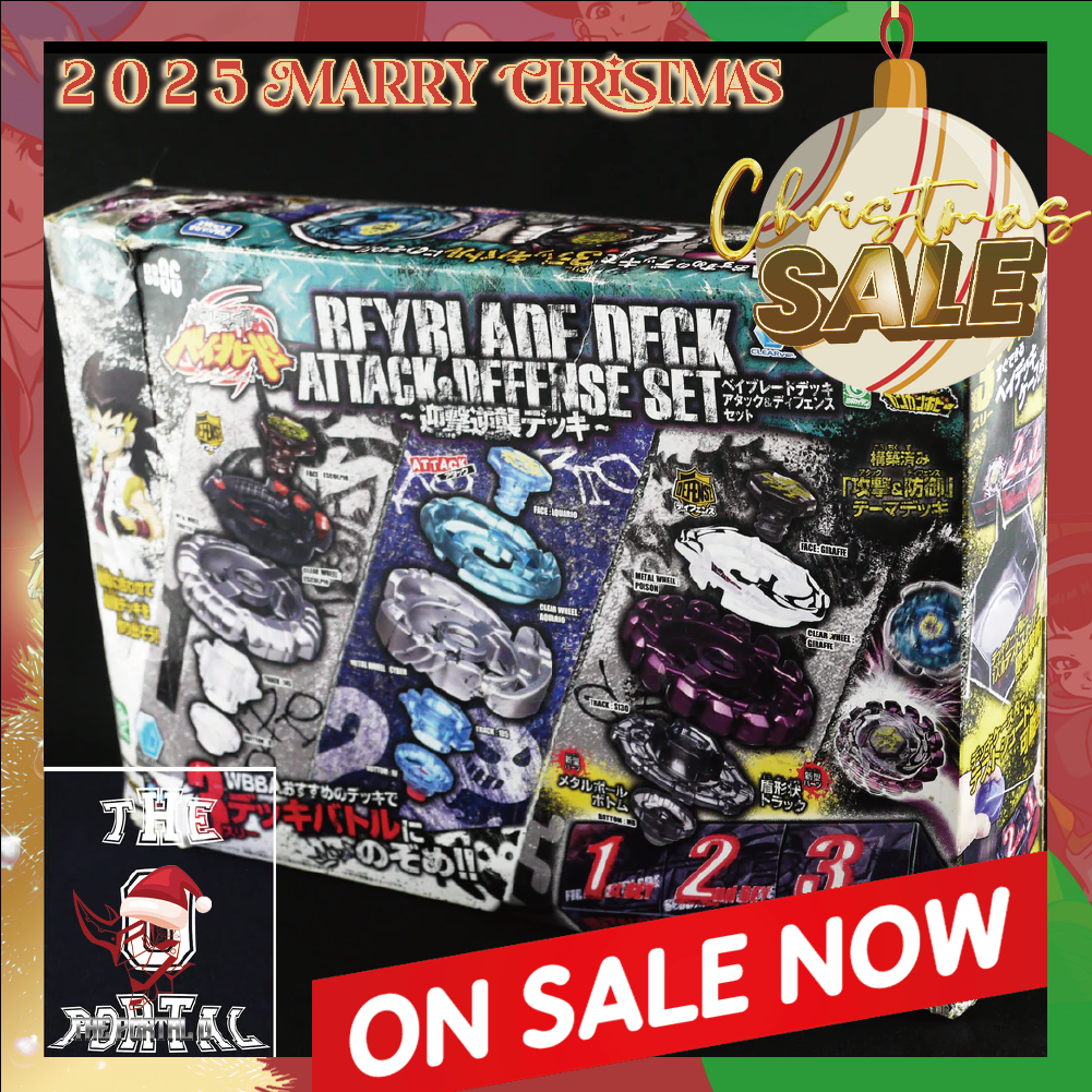 2025 Xmas SALE TAKARA TOMY Beyblade BB86 Attack & Defense Set Metal Fusion