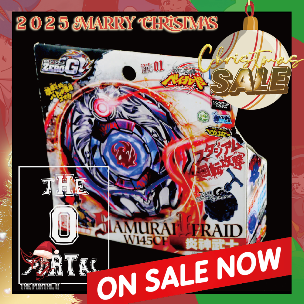 2025 Xmas SALE TAKARA TOMY Beyblade Zero-G BBG01 Samurai Ifraid W145CS Starter