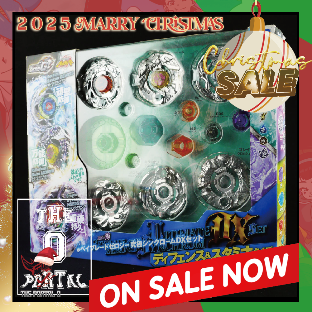 2025 Xmas SALE TAKARA TOMY Beyblade Zero-G BBG-25 Ultimate Synchrom DX Set