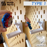 Beyblade X IKEA Skadis Display Collection