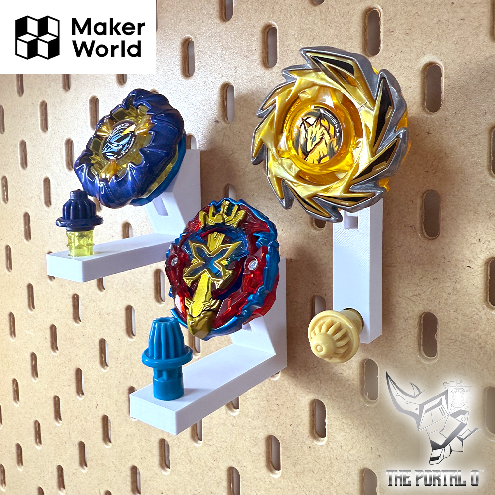 Beyblade X IKEA Skadis Display Collection
