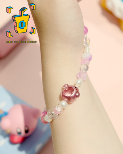 Inhale Kirby Phone Charm