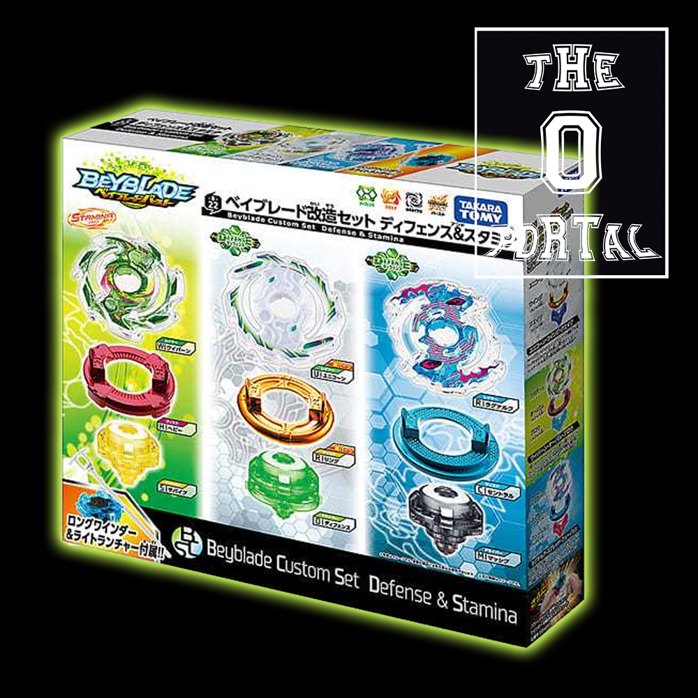 TAKARA TOMY Beyblade BURST B-22 Defense & Stamina Custom Set