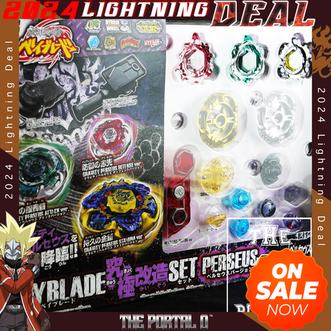 Lightning DEAL! TAKARA TOMY Beyblade BB97 Perseus Ver. LR Ultimate Remodeling Set