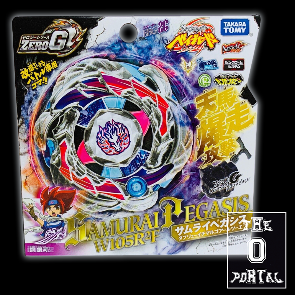 TAKARA TOMY Beyblade Zero-G BBG-26 Samurai Pegasus W105R2F