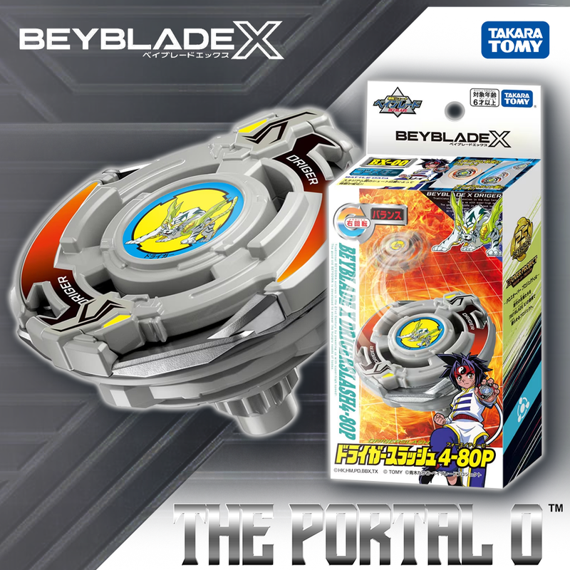 Takara Tomy Beyblade X BX-00 Driger Slash 4-80P