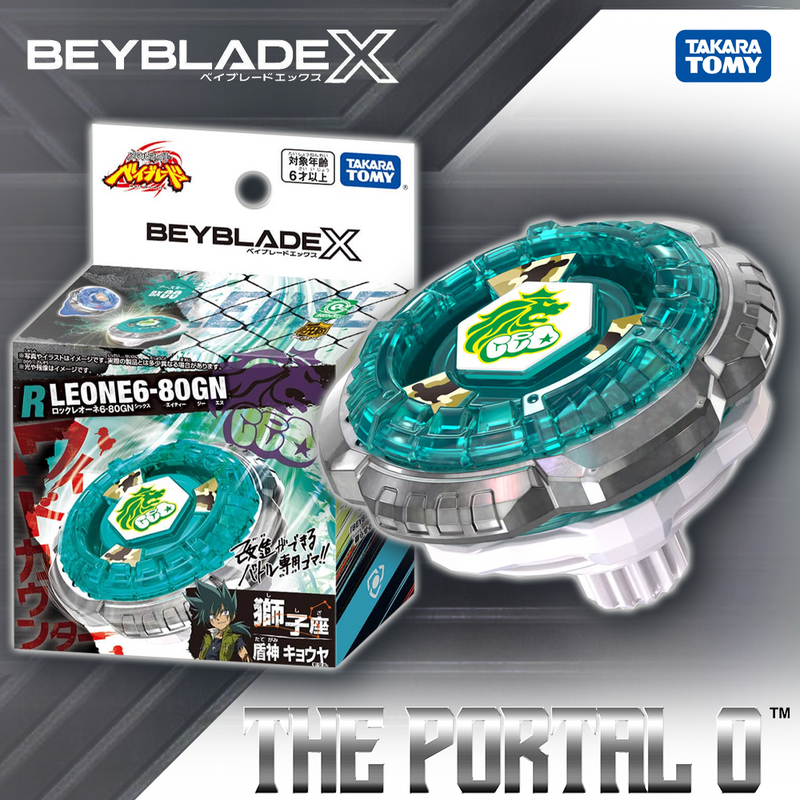 Takara Tomy Beyblade X BX-00 Rock Leone 6-80GN