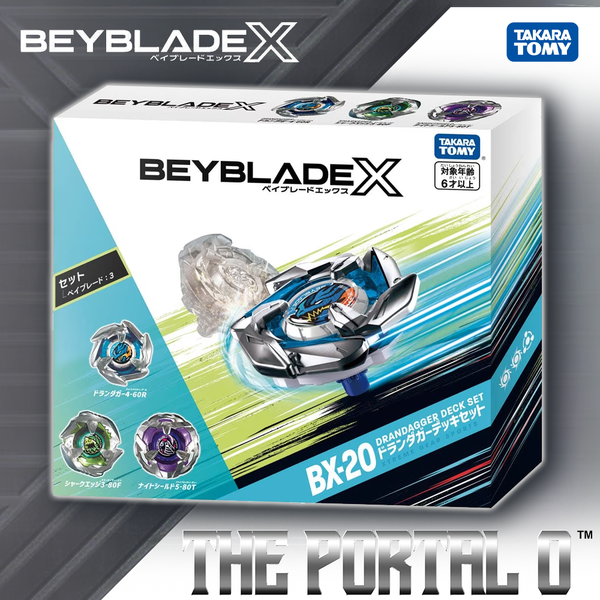 Takara Tomy Beyblade X BX-20 Dran Dagger Deck Set