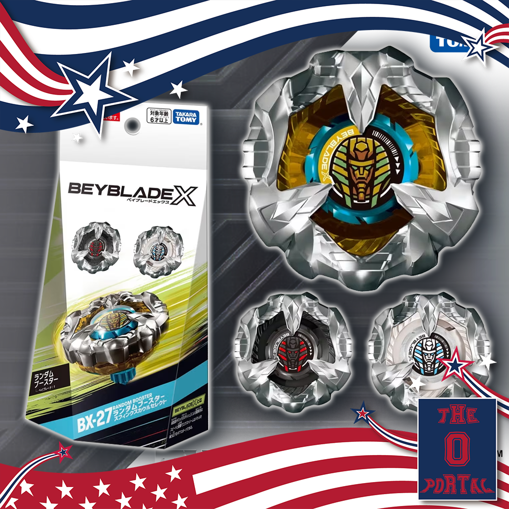 USA!! Takara Tomy Beyblade X BX-27 Random Booster Select SET Ft.Sphinx Cowl