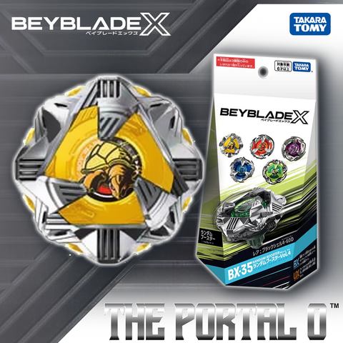 Takara Tomy Beyblade X BX-35 RB Vol.4 Ft. Black Shell 4-60D Takara Tomy Beyblade X BX-35 RB Vol.4 Ft. Black Shell 4-60D