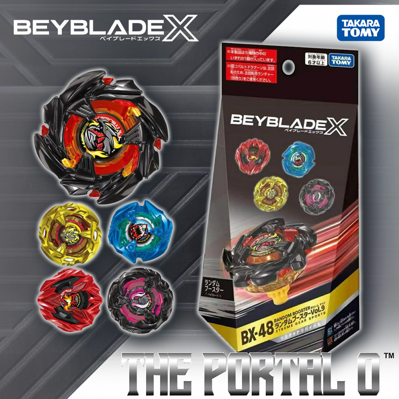 Takara Tomy Beyblade X BX-48 Random Booster Vol.9 Ft. CobaltDragoon 9-80F