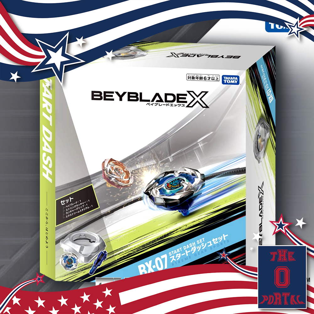 USA!! Takara Tomy Beyblade X BX-07 Start Dash Set – ThePortal0