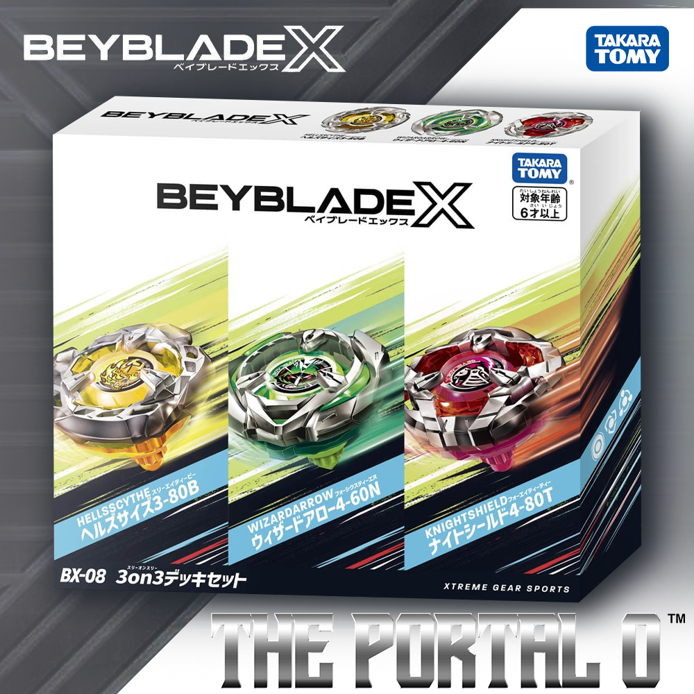 Takara Tomy Beyblade X BX-14 04 Booster Hells Scythe Four Eighty Low Flat 