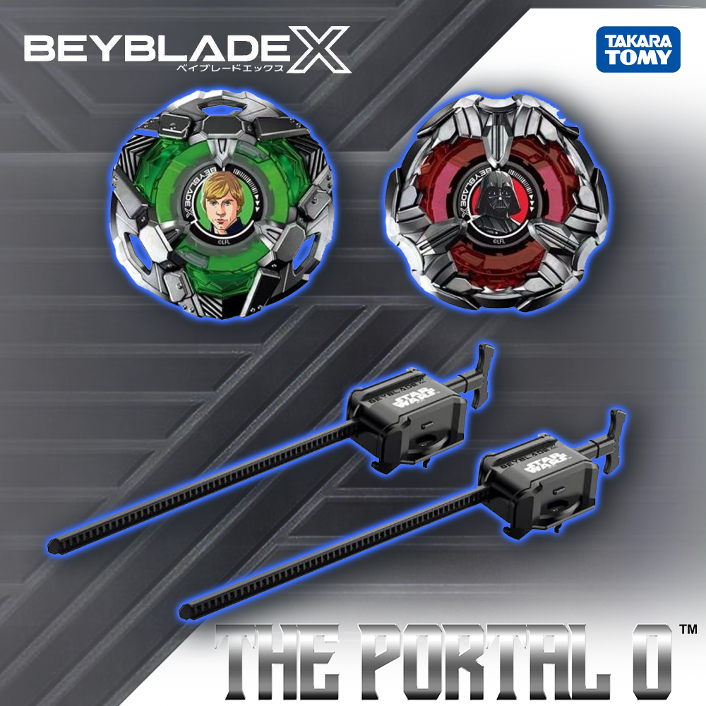Takara Tomy Beyblade X BXG-33 Luke Skywalker 4-80B vs. Darth Vader 4-60P