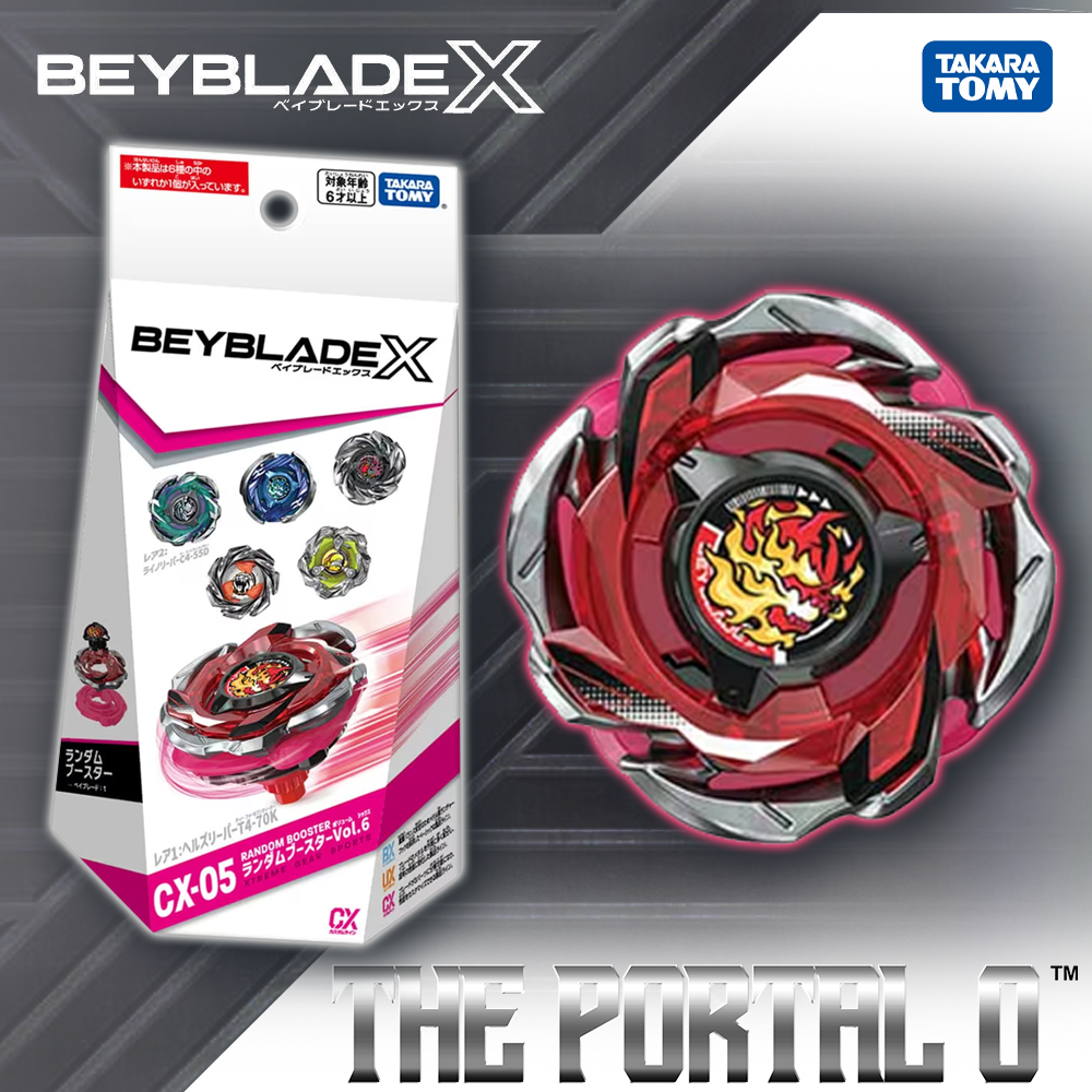 PRE-ORDER (4/26) Takara Tomy Beyblade X CX-05 Fullset Vol 5 HellsReaper T4-70K