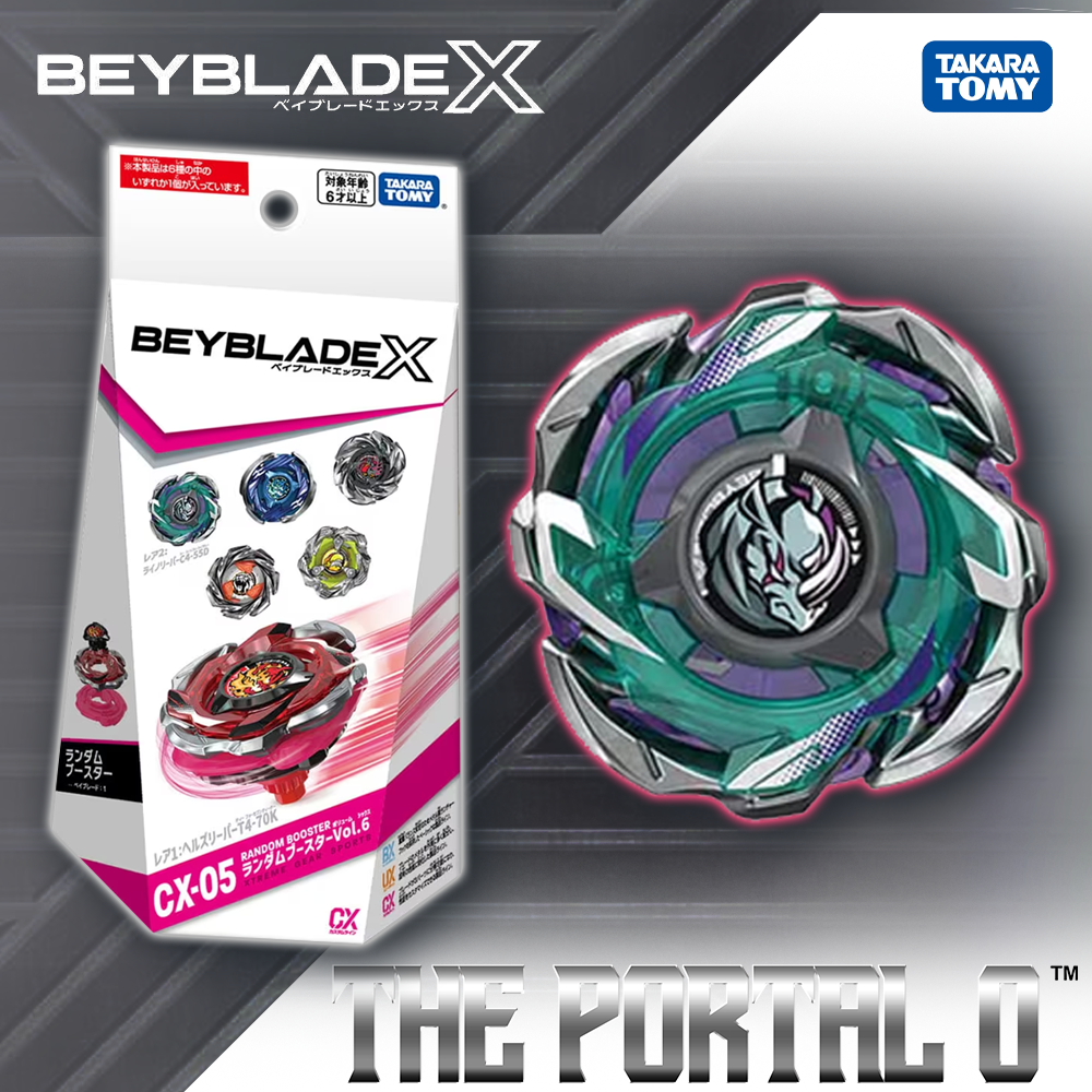 PRE-ORDER (4/26) Takara Tomy Beyblade X CX-05 Fullset Vol 5 HellsReaper T4-70K