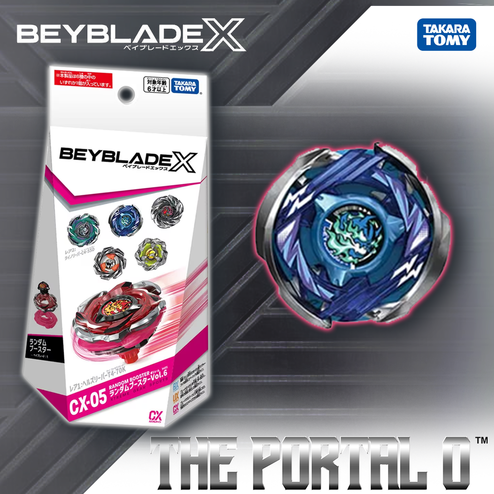 PRE-ORDER (4/26) Takara Tomy Beyblade X CX-05 Fullset Vol 5 HellsReaper T4-70K
