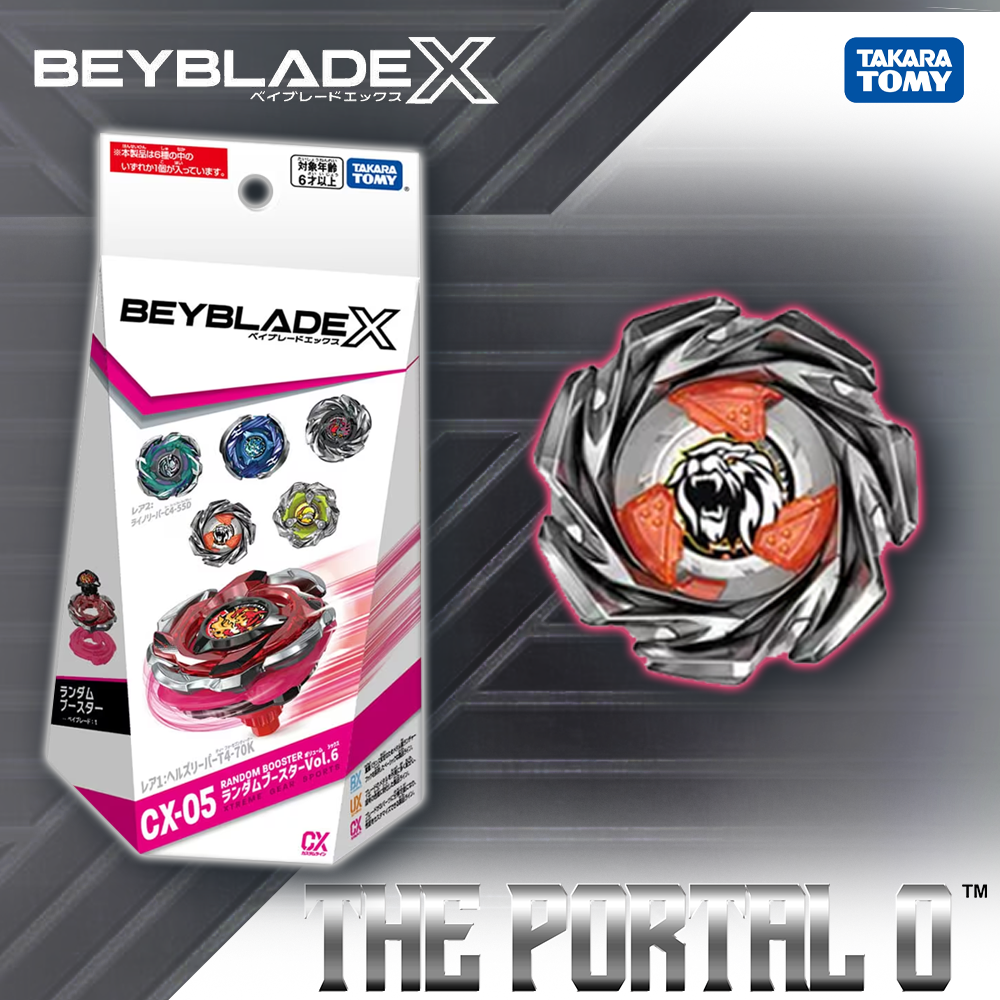 PRE-ORDER (4/26) Takara Tomy Beyblade X CX-05 Fullset Vol 5 HellsReaper T4-70K
