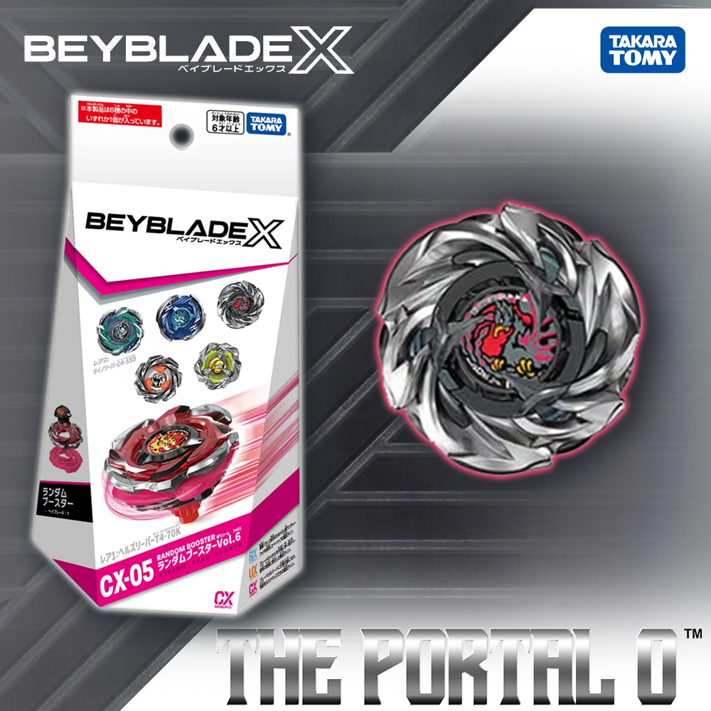 PRE-ORDER (4/26) Takara Tomy Beyblade X CX-05 Fullset Vol 5 HellsReaper T4-70K