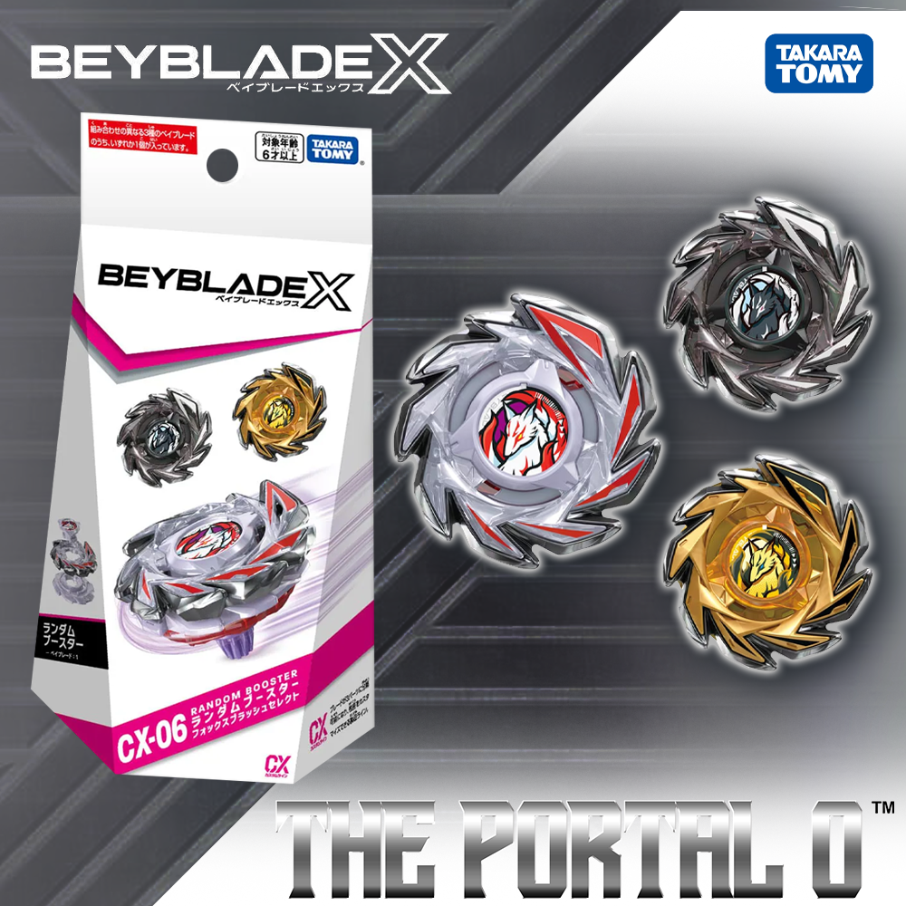 Takara Tomy Beyblade X CX-06 Random Booster FoxBrush Select Takara Tomy Beyblade X CX-06 Random Booster FoxBrush Select