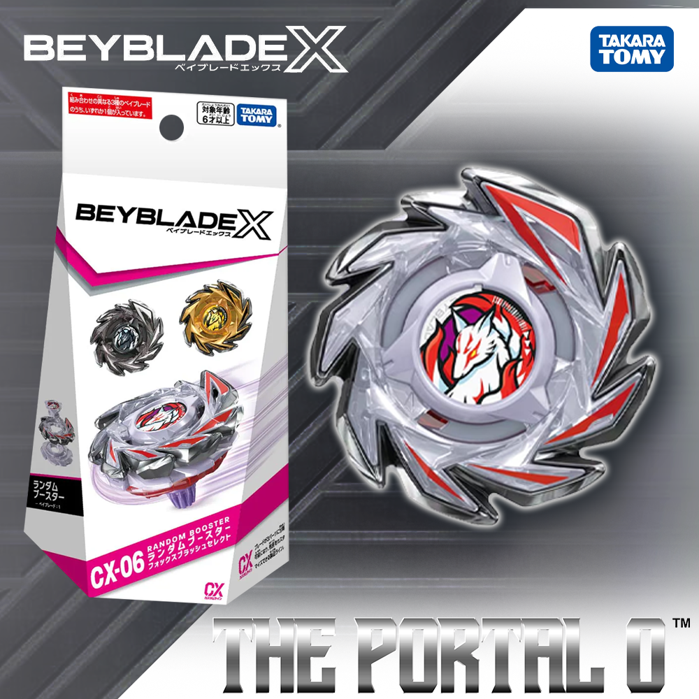 ベイブレードX TomTom Takara Tomy Beyblade X CX-06 Random Booster FoxBrush Select