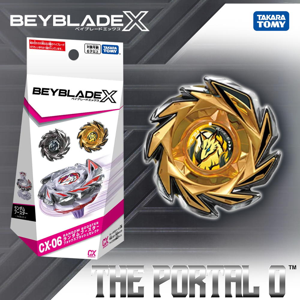 Takara Tomy Beyblade X CX-06 Random Booster FoxBrush Select