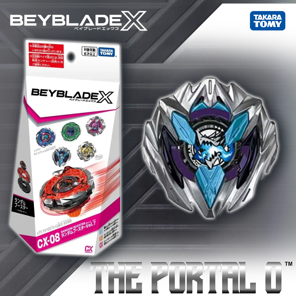 Takara Tomy Beyblade X CX-08 FullSet Vol.7 Cerberus Flame W5-80WB Takara Tomy Beyblade X CX-08 FullSet Vol.7 Cerberus Flame W5-80WB