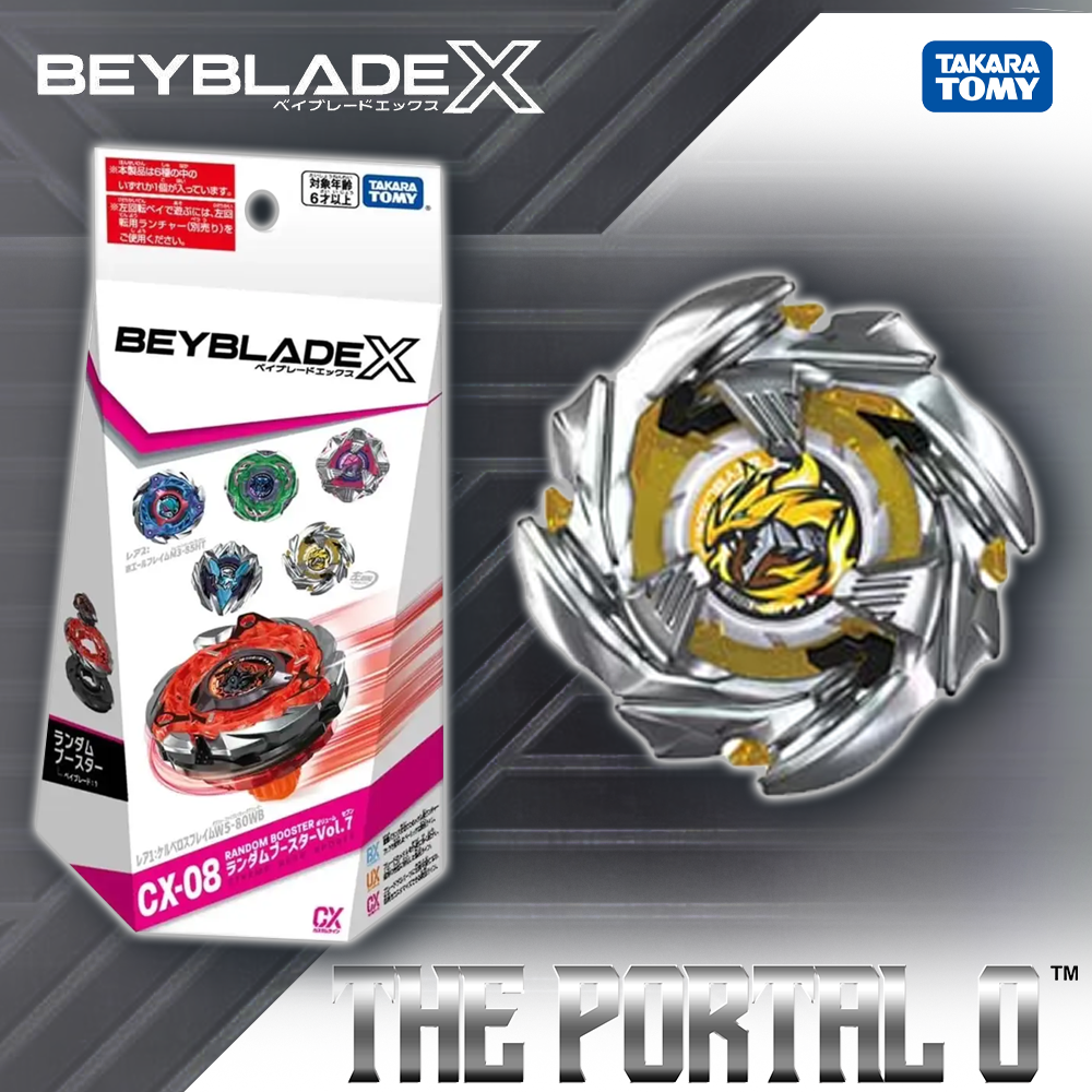 Takara Tomy Beyblade X CX-08 FullSet Vol.7 Cerberus Flame W5-80WB Takara Tomy Beyblade X CX-08 FullSet Vol.7 Cerberus Flame W5-80WB