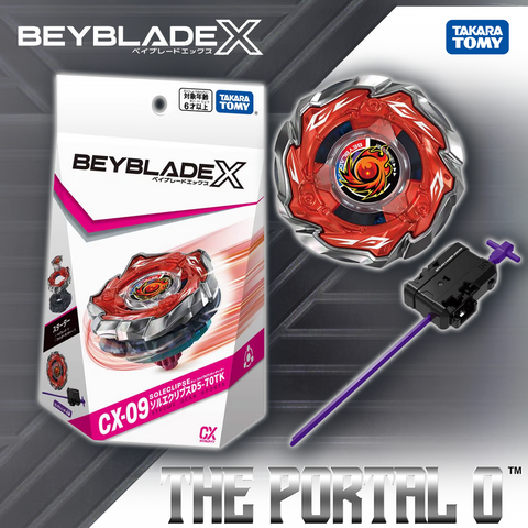Takara Tomy Beyblade X CX-09 TOMY Beyblade X Sol Eclipse D5-70TK Starter