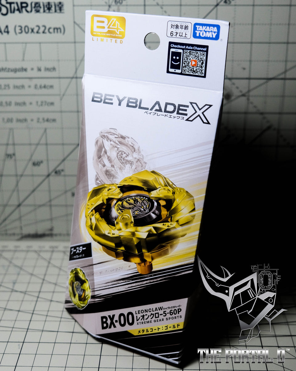 Limited Edition Takara Tomy Beyblade X BX-00 Gold Lion Claw 5-60P ...